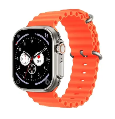 fire bolt watch (orange, Noise)